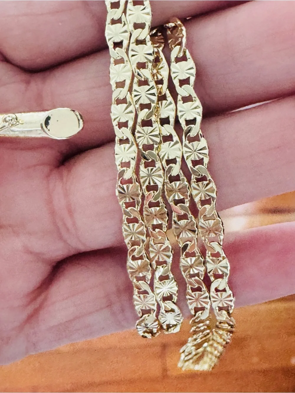 14K Gold Plated Crucifix Pendant men’s Necklace